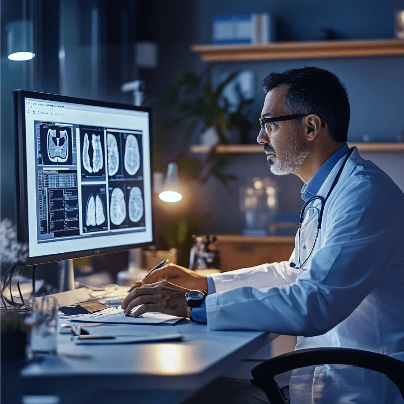 Healthcare and life sciences illustration for clinical-grade annotation workflows.